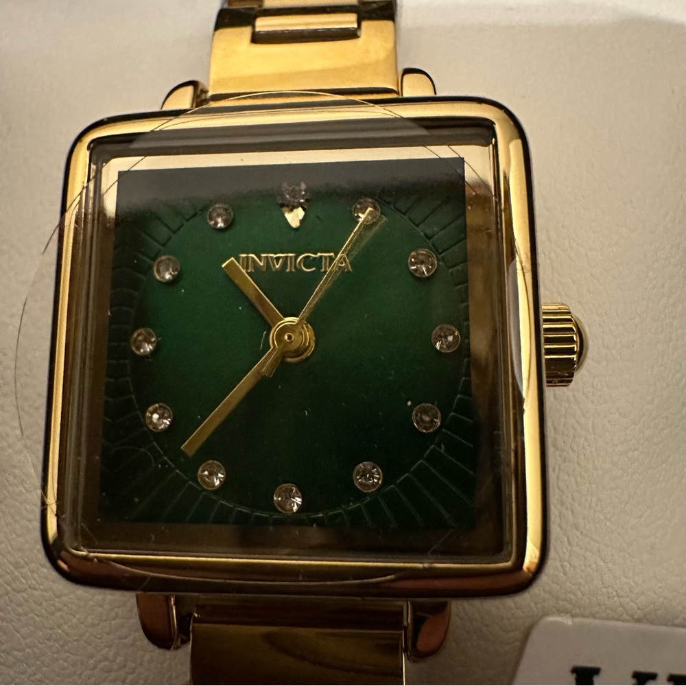 Invicta Wildflower Women's Watch - 22mm, Gold & Green (69429) - Picture 6 of 10